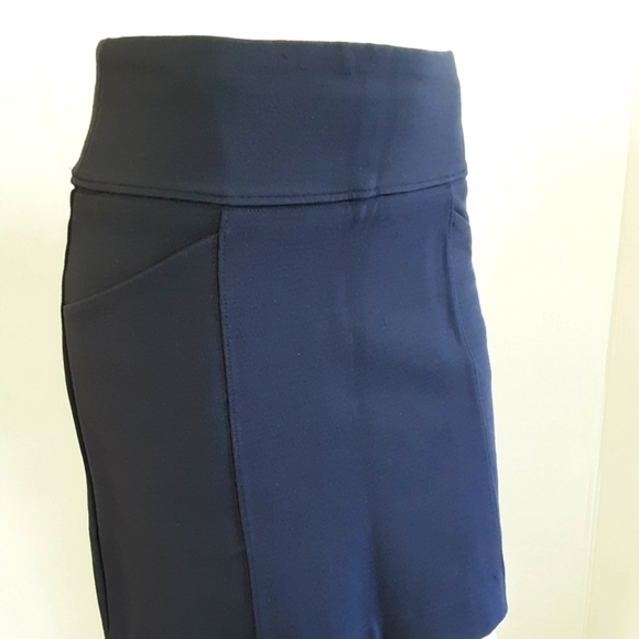 ANTHROPOLOGIE MAEVE NAVY HI-WAIST MINI SKIRT SZ S - Picture 2 of 8